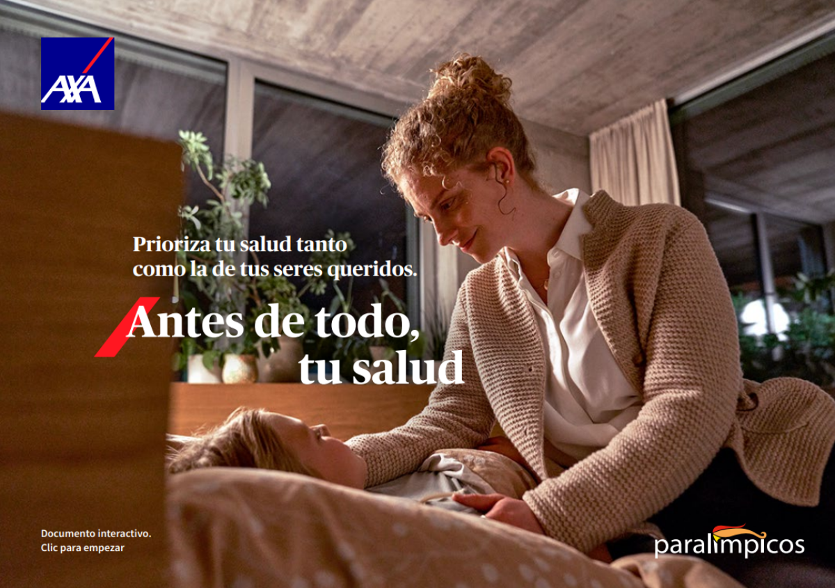 Mujer revisando documentos en un ambiente acogedor, mensaje sobre priorizar la salud.